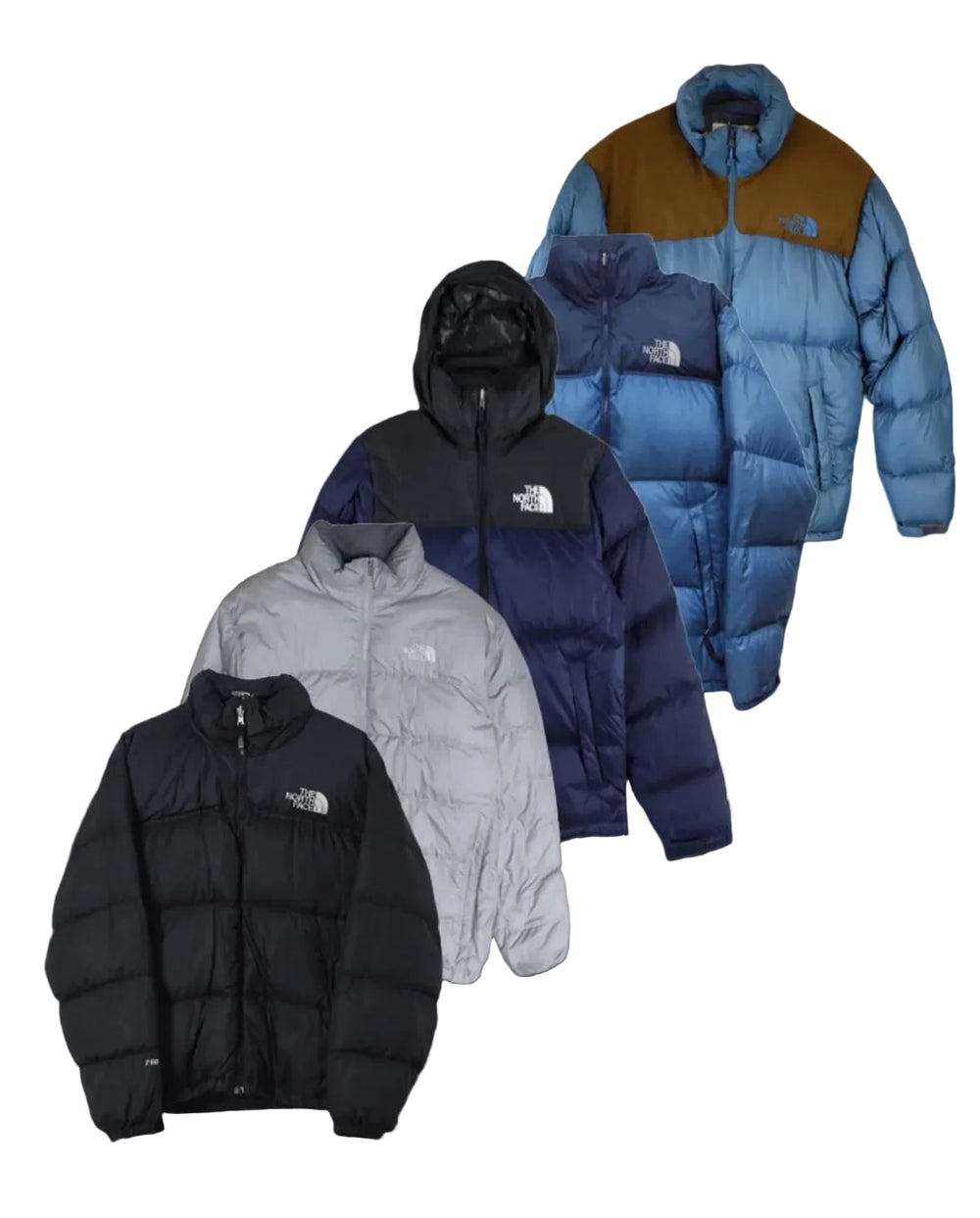 10X The North Face Puffer Jacken