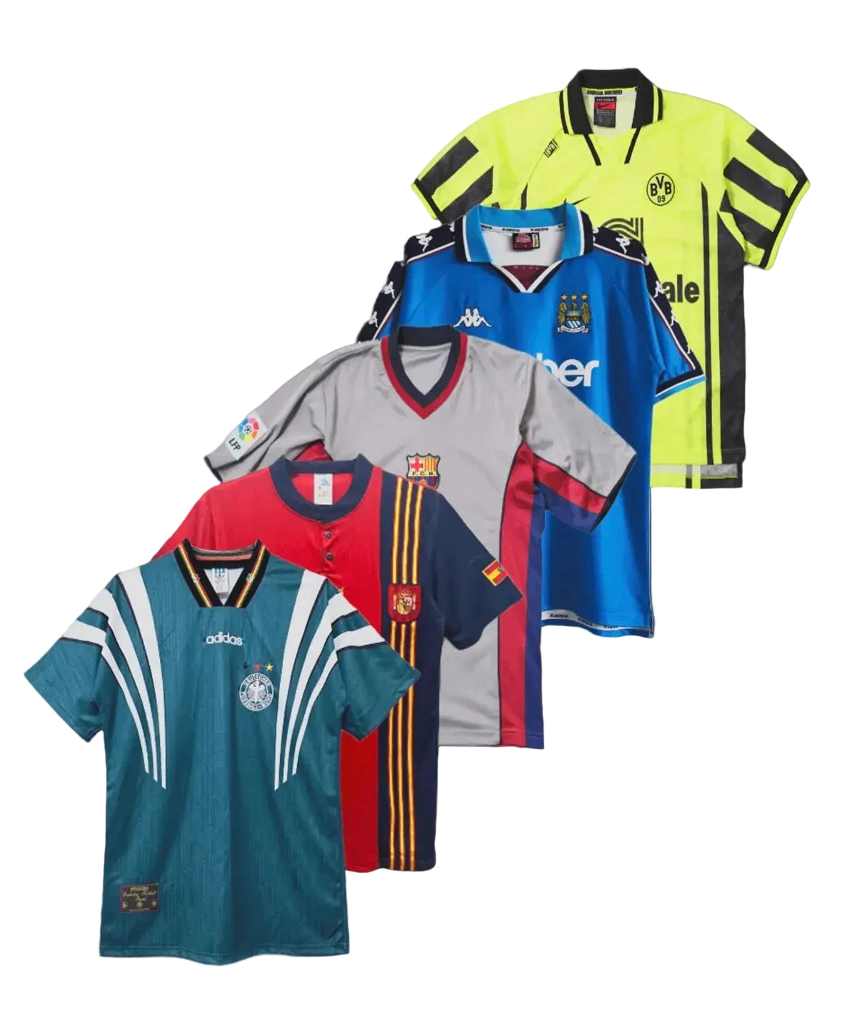 10X Mix Football Trikots